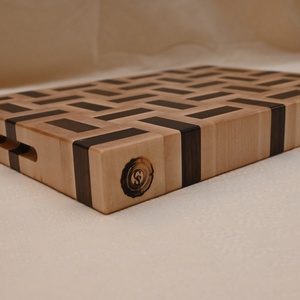 Vágódeszka 3-csíkos 7x5 motívummal (2) - otthon & életmód - konyhafelszerelés, tálalás - sütés, főzés - vágódeszka - Meska.hu