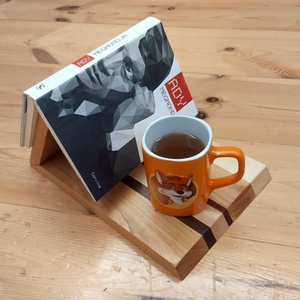 Könyv (és tea) pihentető (2) - otthon & életmód - konyhafelszerelés, tálalás - sütés, főzés - vágódeszka - Meska.hu