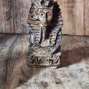 Mini Egyiptomi Fáraó Szobrocska - otthon & életmód - dekoráció - dísztárgy - Meska.hu