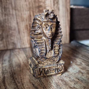 Mini Egyiptomi Fáraó Szobrocska - otthon & életmód - dekoráció - dísztárgy - Meska.hu