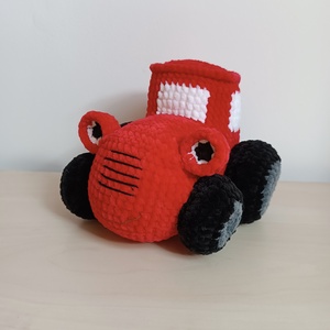 Horgolt Traktor  - játék & sport - plüssállat & játékfigura - plüss autó & motor - Meska.hu
