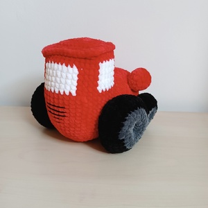 Horgolt Traktor  - játék & sport - plüssállat & játékfigura - plüss autó & motor - Meska.hu