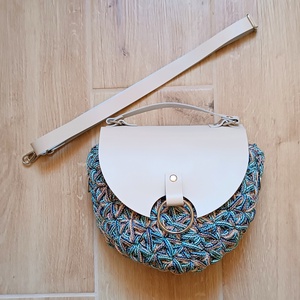 Jázmin mintás crossbody  - táska & tok - kézitáska & válltáska - kézitáska - Meska.hu