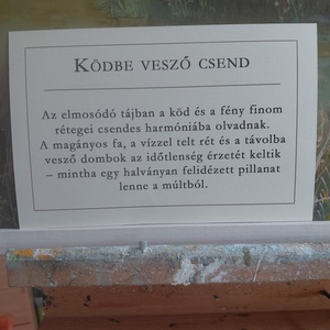 Ködbe vesző csend 80x60cm - művészet - festmény - olajfestmény - Meska.hu