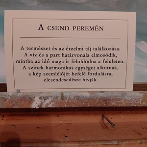 A csend peremén 50x70cm - művészet - festmény - olajfestmény - Meska.hu