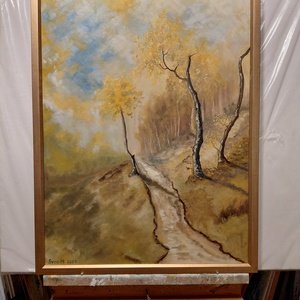 Az erdő peremén 50x65cm - Meska.hu