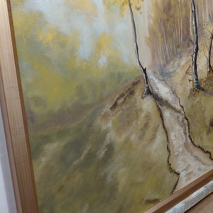 Az erdő peremén 50x65cm - művészet - festmény - olajfestmény - Meska.hu