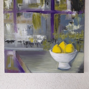 Citromok, Művészet, Festmény, Olajfestmény, Festészet, MESKA