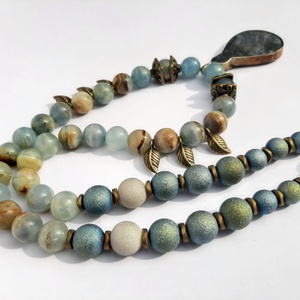 Aragonit nyakék - ékszer - nyaklánc - medálos nyaklánc - Meska.hu