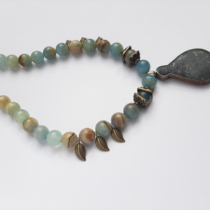 Aragonit nyakék - ékszer - nyaklánc - medálos nyaklánc - Meska.hu