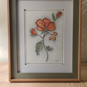 Sziromnyi emlék-Akvarell , Művészet, Festmény, Akvarell, Festészet, MESKA