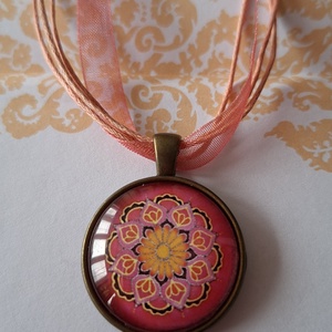 Pink mandala - Meska.hu