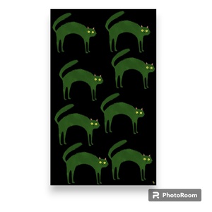 Éjszakai macskák poszter /nyomtatható pdf/ - művészet - grafika & illusztráció - digitális - Meska.hu