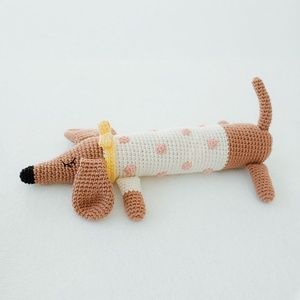 Horgolt tacsi lány - játék & sport - plüssállat & játékfigura - kutya - Meska.hu