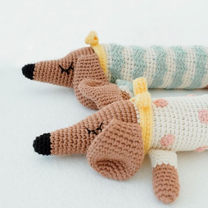 Horgolt tacsi lány - Meska.hu