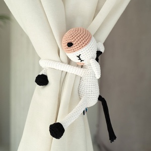 Horgolt függönykötő lovacska - Meska.hu