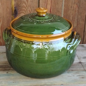 Cserépfazék (nem csak) káposztához - otthon & életmód - konyhafelszerelés, tálalás - sütés, főzés - sütő- és főzőedény - Meska.hu