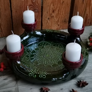 Adventi koszorú - karácsony - adventi díszek - adventi koszorú - Meska.hu