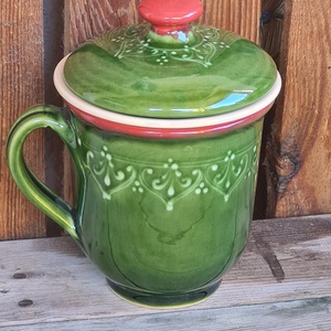 Szűrős teás bögre, Otthon & Életmód, Konyhafelszerelés, tálalás, Tálalás, Bögre & Csésze, Kerámia, MESKA