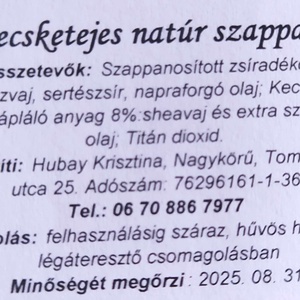 Natúr kecsketejes szappan - szépségápolás - szappan & fürdés - kézműves szappan - Meska.hu