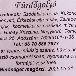 Pezsgő fürdőgolyó - szépségápolás - szappan & fürdés - fürdősó, fürdőgolyó, habfürdő - Meska.hu