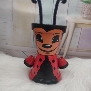 Katica cserépbaba  - Meska.hu