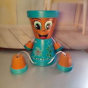 Tengeri cserépbaba  - otthon & életmód - ház & kert - cserépbaba - Meska.hu