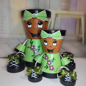 Anya-lánya csérépbaba szett  - Meska.hu