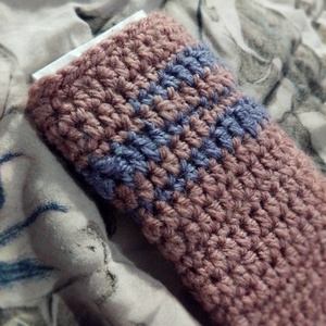 Zsepitartó, kék hullám - táska & tok - pénztárca & más tok - zsebkendőtartó tok - Meska.hu