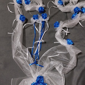 Autó dísz  - esküvő - dekoráció - helyszíni dekor - Meska.hu