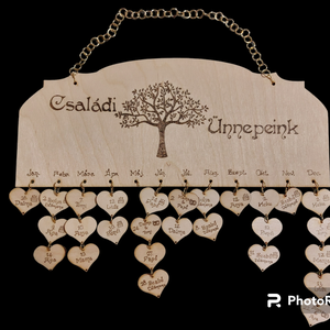 Családi öröknaptár  - Meska.hu