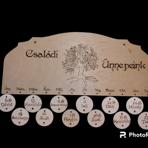 Családi öröknaptár  - otthon & életmód - dekoráció - fali és függő dekoráció - falinaptár & öröknaptár - Meska.hu