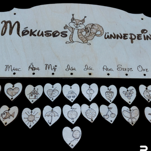 Családi öröknaptár  - otthon & életmód - dekoráció - fali és függő dekoráció - falinaptár & öröknaptár - Meska.hu