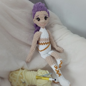 Baba egyedi névvel, Játék & Sport, Plüssállat & Játékfigura, Ember, Horgolás, MESKA