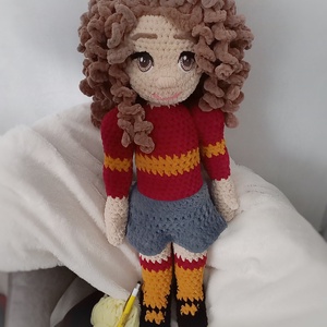 Nagy méretű horgolt baba - Meska.hu