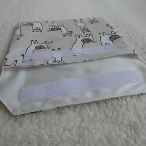 Lámás szendvicstartó újraszalvéta nowaste - táska & tok - uzsonna- & ebéd tartó - szendvics csomagoló - Meska.hu