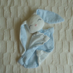 Nyuszis szundikendő alvóka - játék & sport - 3 éves kor alattiaknak - alvóka & rongyi - Meska.hu