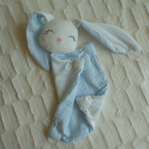 Nyuszis szundikendő alvóka - játék & sport - 3 éves kor alattiaknak - alvóka & rongyi - Meska.hu