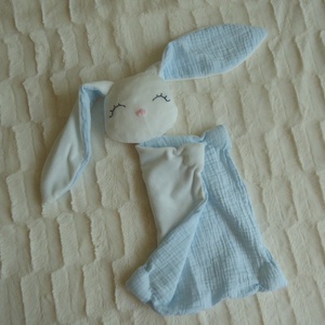 Nyuszis szundikendő alvóka - játék & sport - 3 éves kor alattiaknak - alvóka & rongyi - Meska.hu