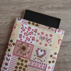 Patchwork mintás könyvtok, tablettok - könyv & zene - könyvtok - Meska.hu