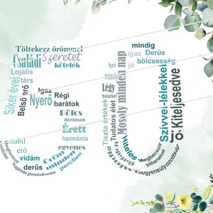 ajándék digitális plakát 50. születésnapra - Meska.hu