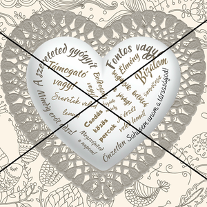 Digitális plakát a szeretet szavaival szives - Meska.hu