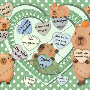 kapibara digitális plakát - Meska.hu