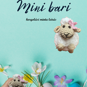 Mini húsvéti bárányok barik horgolási minta leírása - Meska.hu