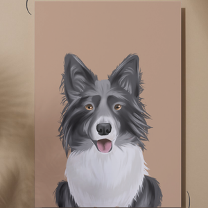 Egyedi kutyaportré rendelésre - művészet - grafika & illusztráció - digitális - Meska.hu