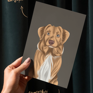 Egyedi kutyaportré rendelésre - Meska.hu