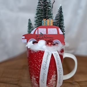 Adventi bögrés asztaldísz - karácsony - adventi díszek - adventi asztaldísz - Meska.hu