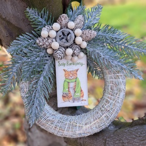 Kopogtató téli karácsonyi - Meska.hu