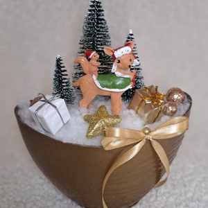 Adventi asztaldísz - Meska.hu