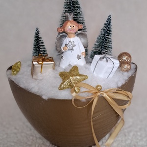 Adventi asztaldísz - karácsony - adventi díszek - adventi asztaldísz - Meska.hu